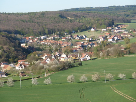 Letecký pohled na Pístovice Letecký pohled na Pístovice