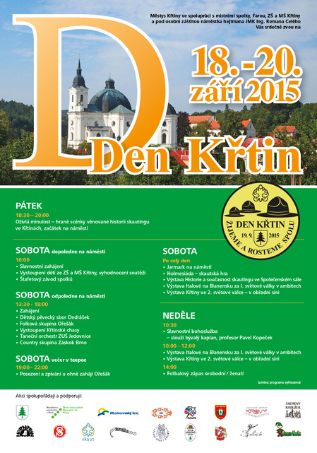 Den Křtin 2015, plakát